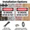 Signmission No Smoking Within 50 Feet Danger Sign, Plastic, 10in W x 7in L, 2PK OS-2PACK-DS-P-710-L-19451 - alternate 6